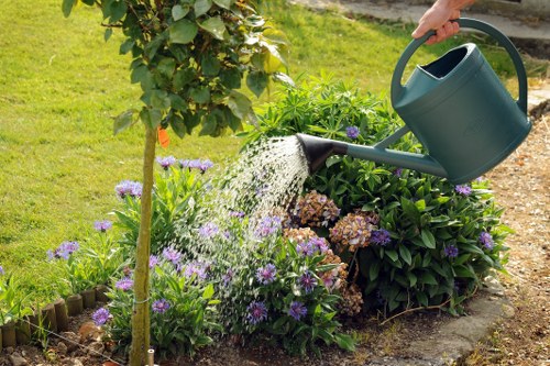 Cookie settings and marketing preferences on landscaping website