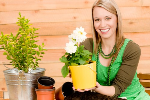 Supervision and emergency readiness on a landscaping site